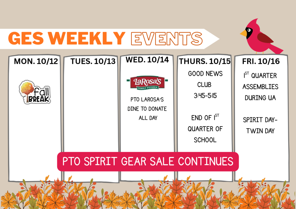weekly events