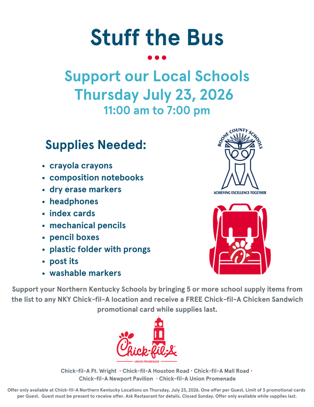 chick-fil-a stuff the bus flyer