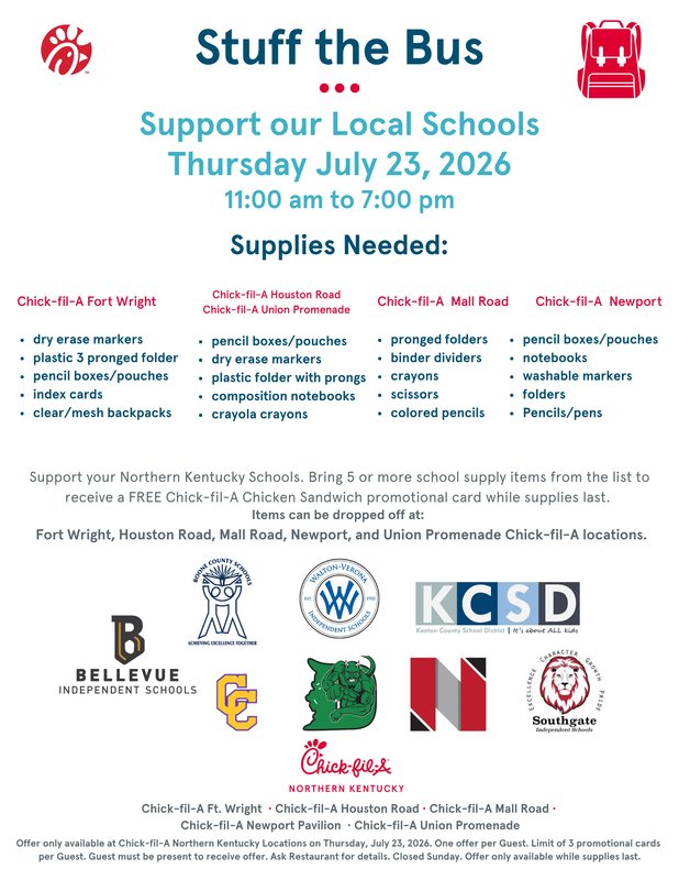 chick-fil-a stuff the bus flyer