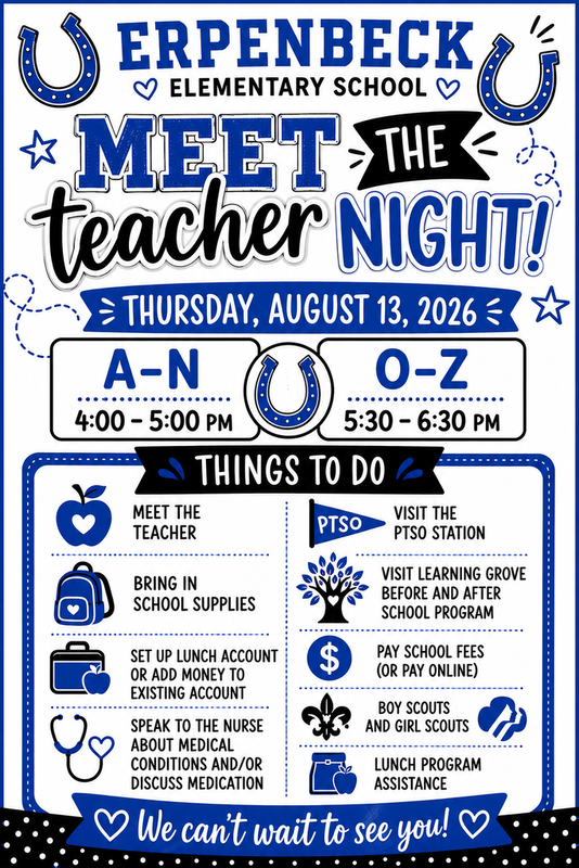 Meet the Teacher Night 26-27