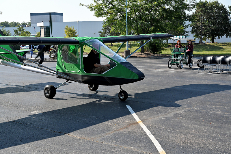 airplane with pilot