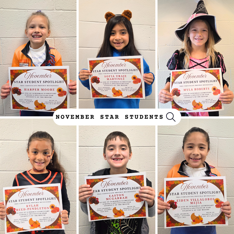 November STAR Students