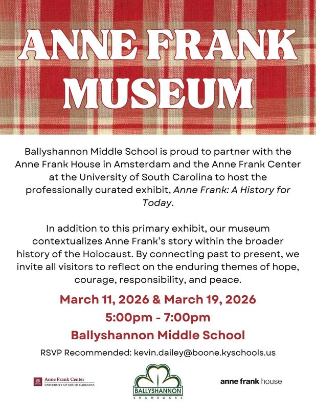 Anne Frank Museum Invitation