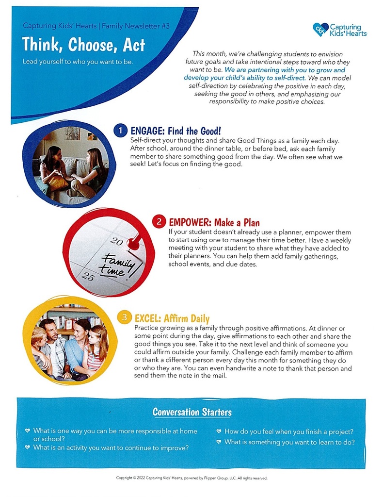 October Capturing Kid's Hearts Newsletter