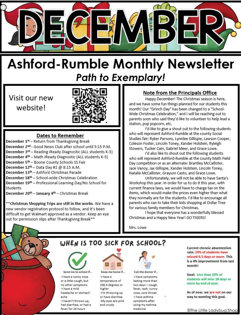 December Newsletter