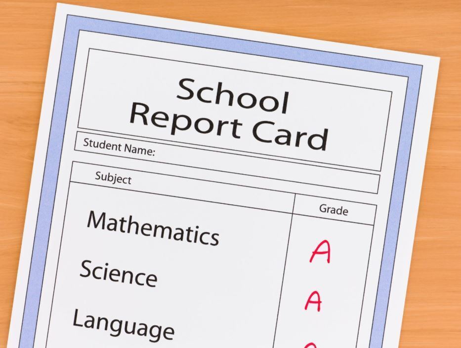 report card