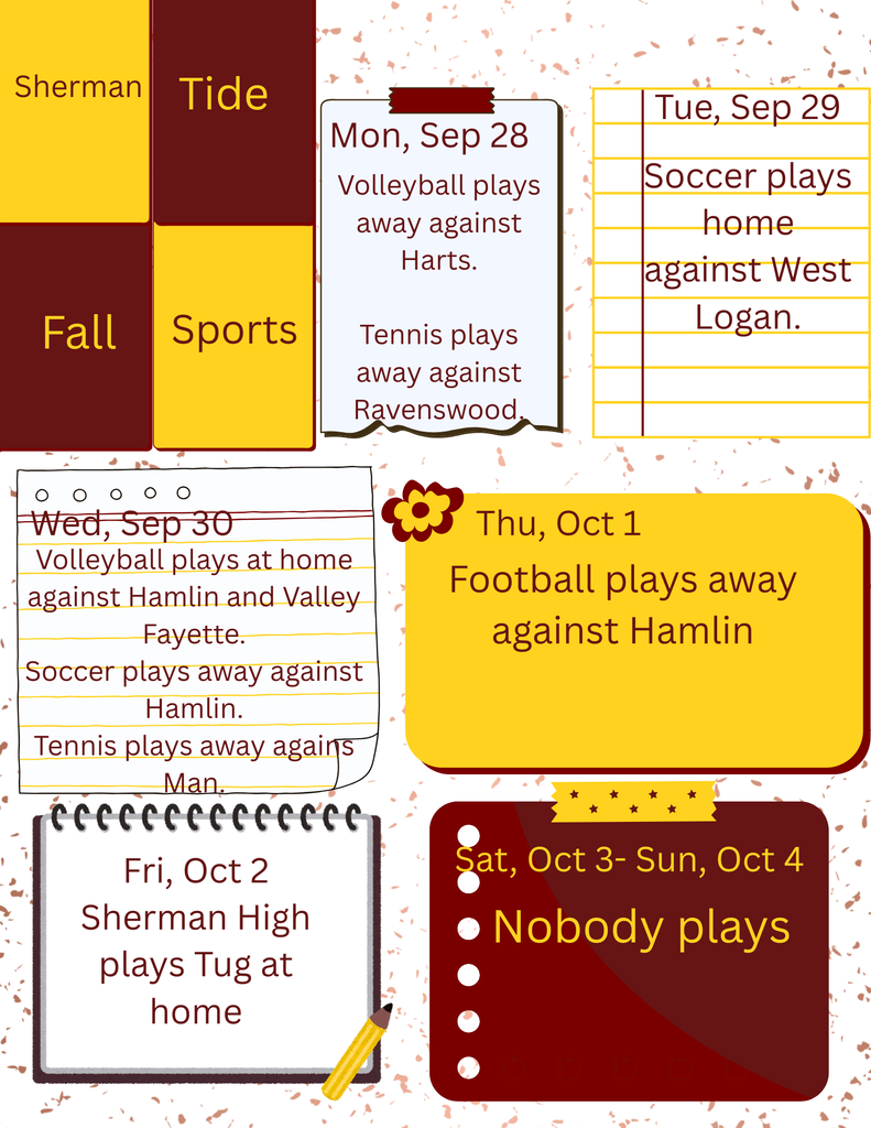 Fall Sports 9/28/26