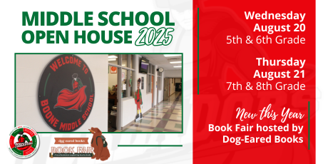 Middle School open house 2025