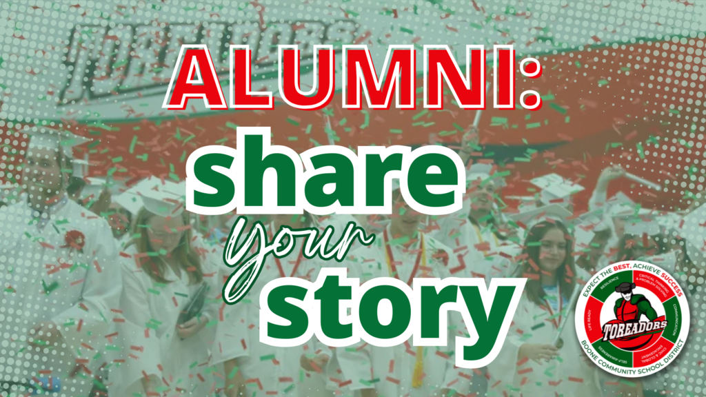 Graphic seeks Boone alumni stories
