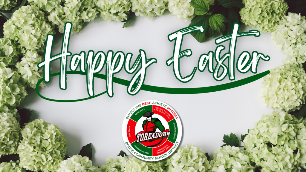 Graphic wishes a Happy Easter