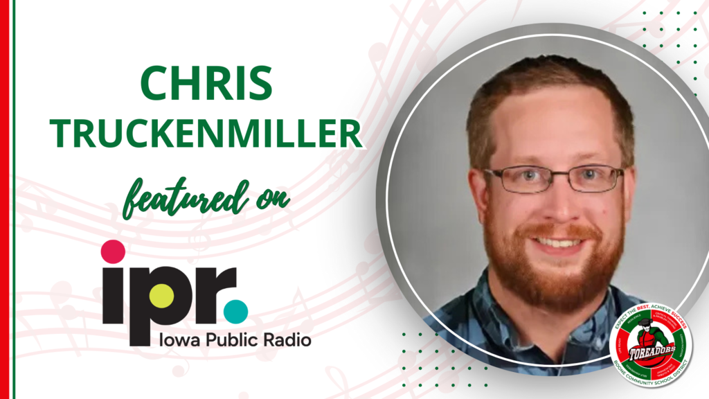 Chris Truckenmiller featured on Iowa Public Radio.