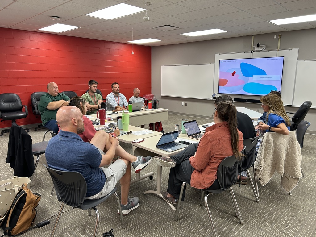 District leaders gathered for a day of professional learning and planning for the upcoming school year. 