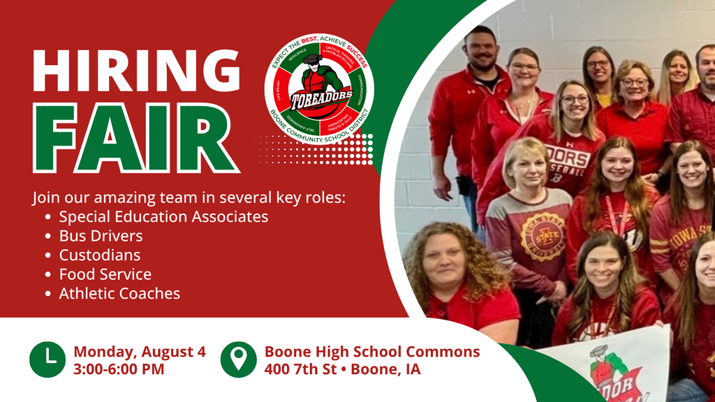 Hiring Fair. Join our amazing team in several key roles. 