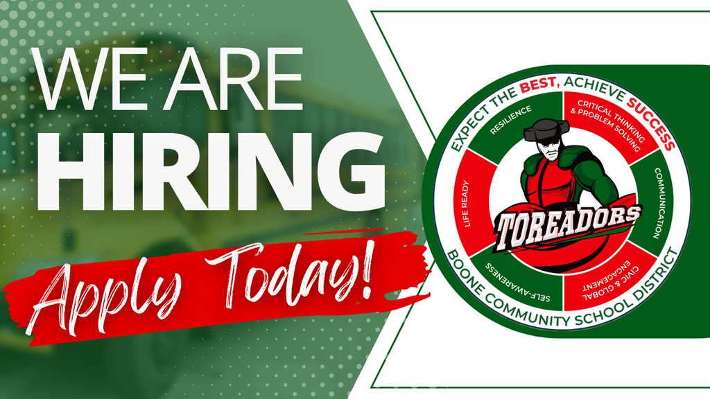 We are hiring. Apply today!