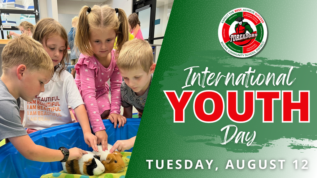 International Youth Day: Tuesday, August 12