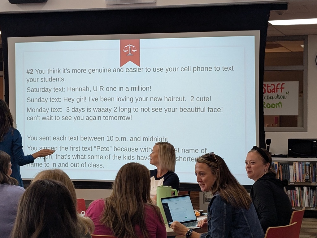 New teacher orientation