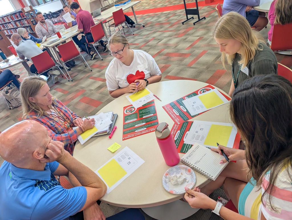 New teachers at new teacher orientation day