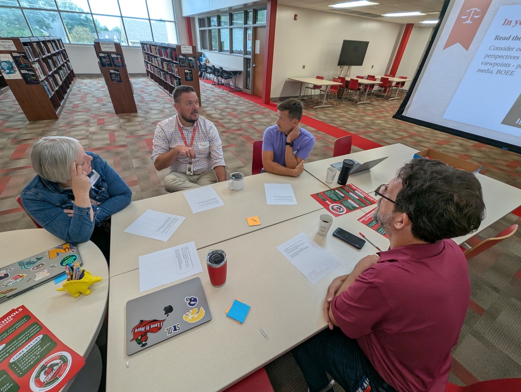 New teachers at new teacher orientation day