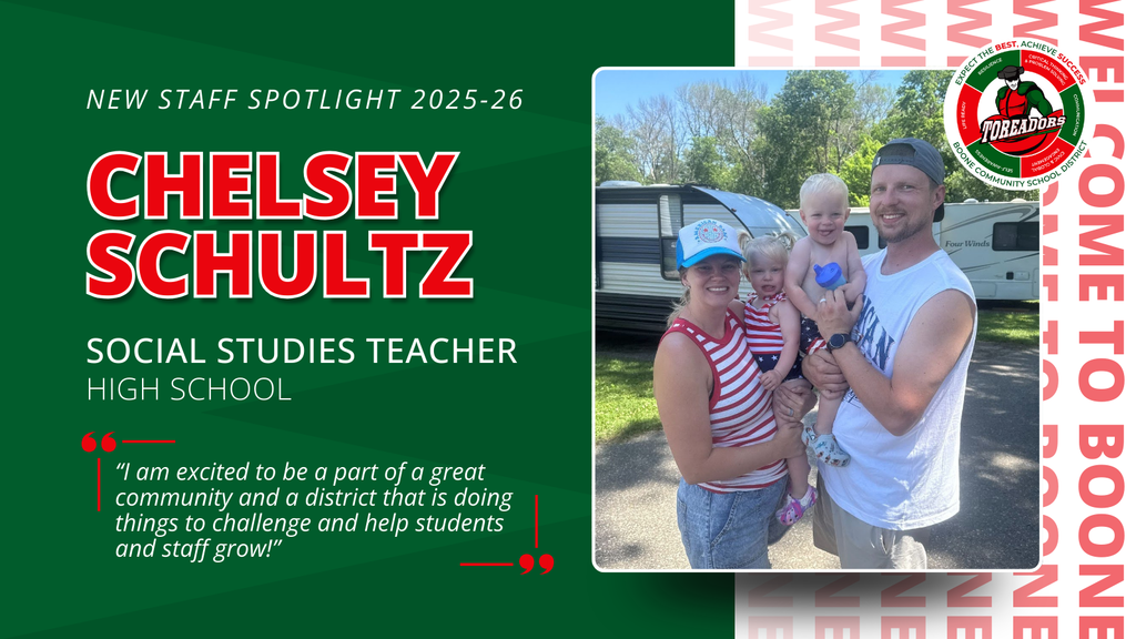 New staff spotlight 2025-26: Chelsey Schultz, social studies teacher, high school