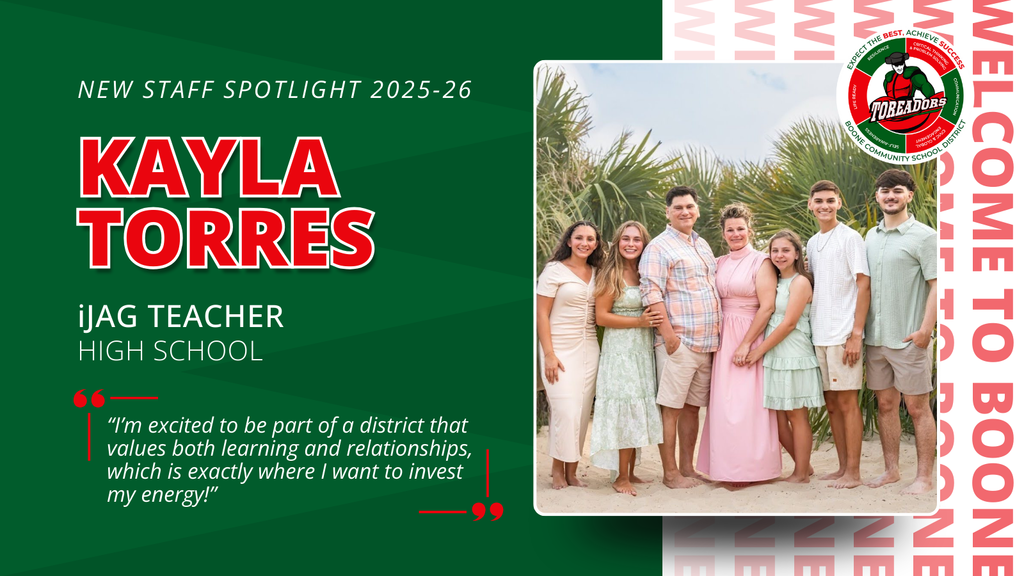 New staff spotlight 2025-26: Kayla Torres, iJAG Teacher, High school
