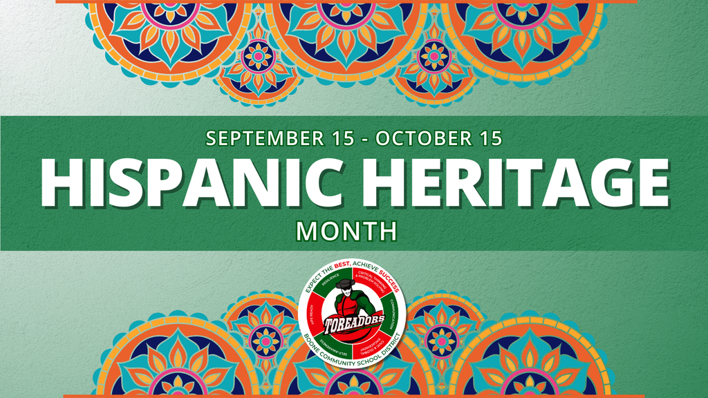 september 15 through october 15: hispanic heritage month