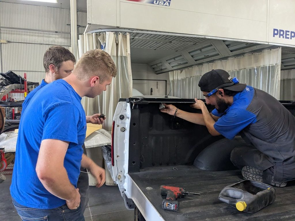 Student in the Boone EDGE Adventure program gaining real world experience