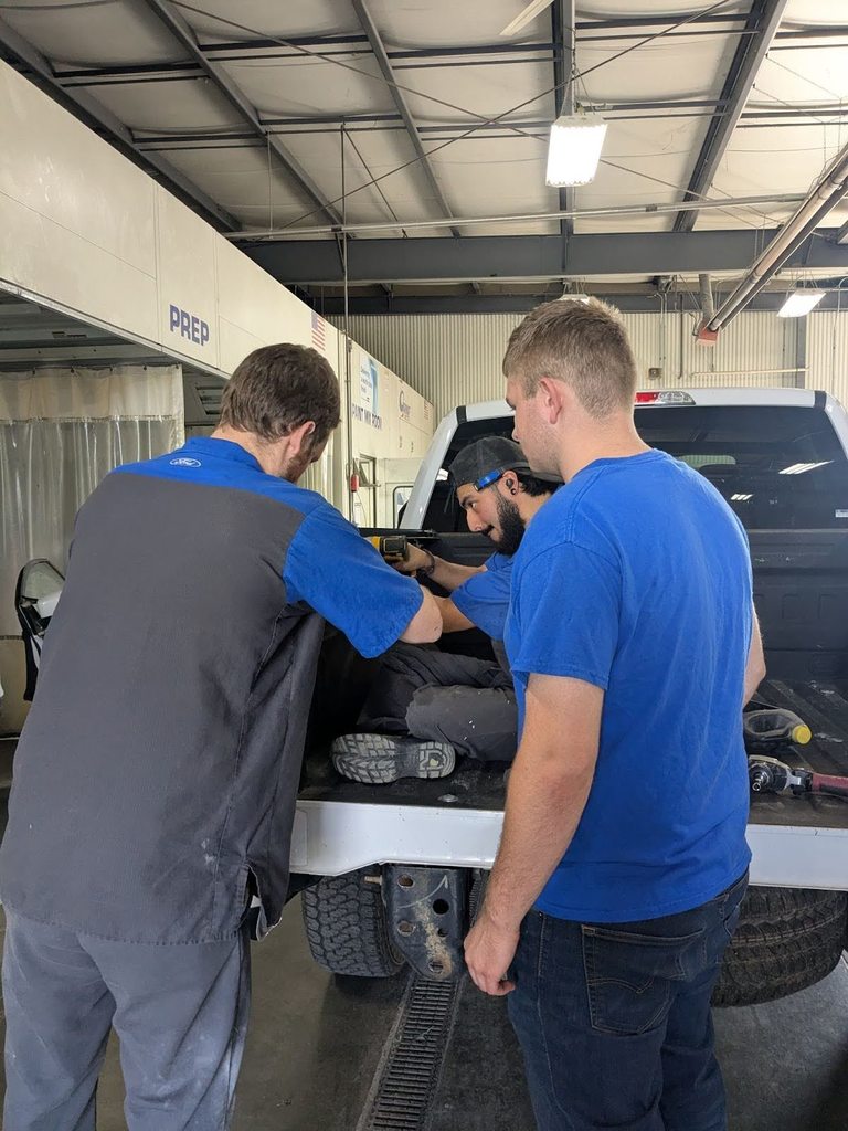 Student in the Boone EDGE Adventure program gaining real world experience