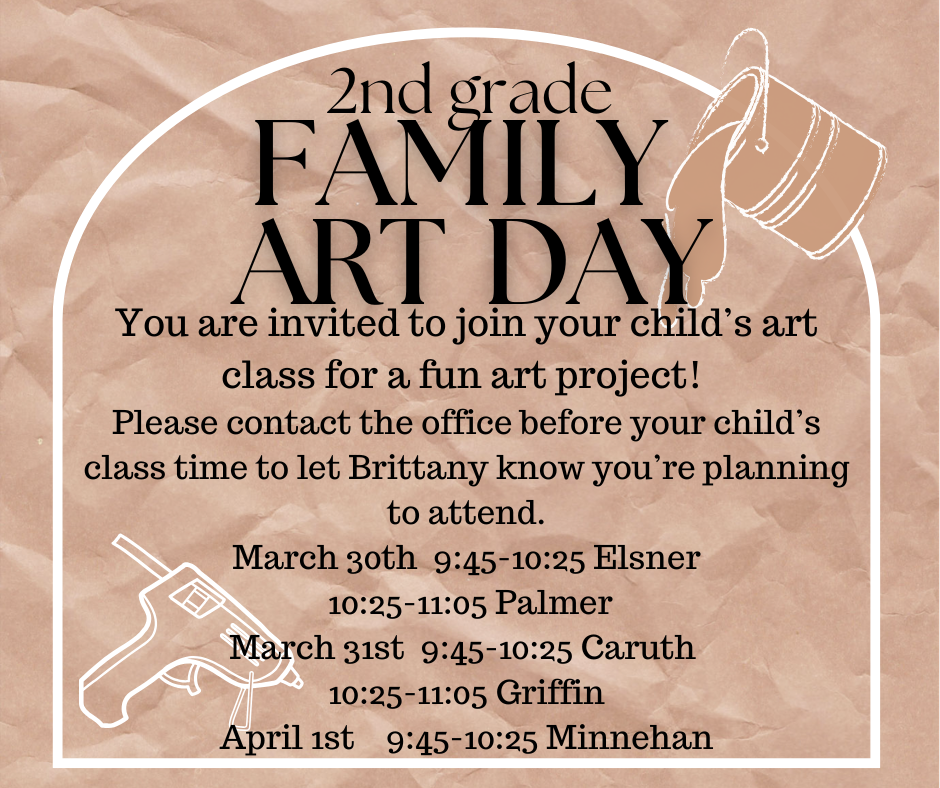 2nd Grade Family Art Day