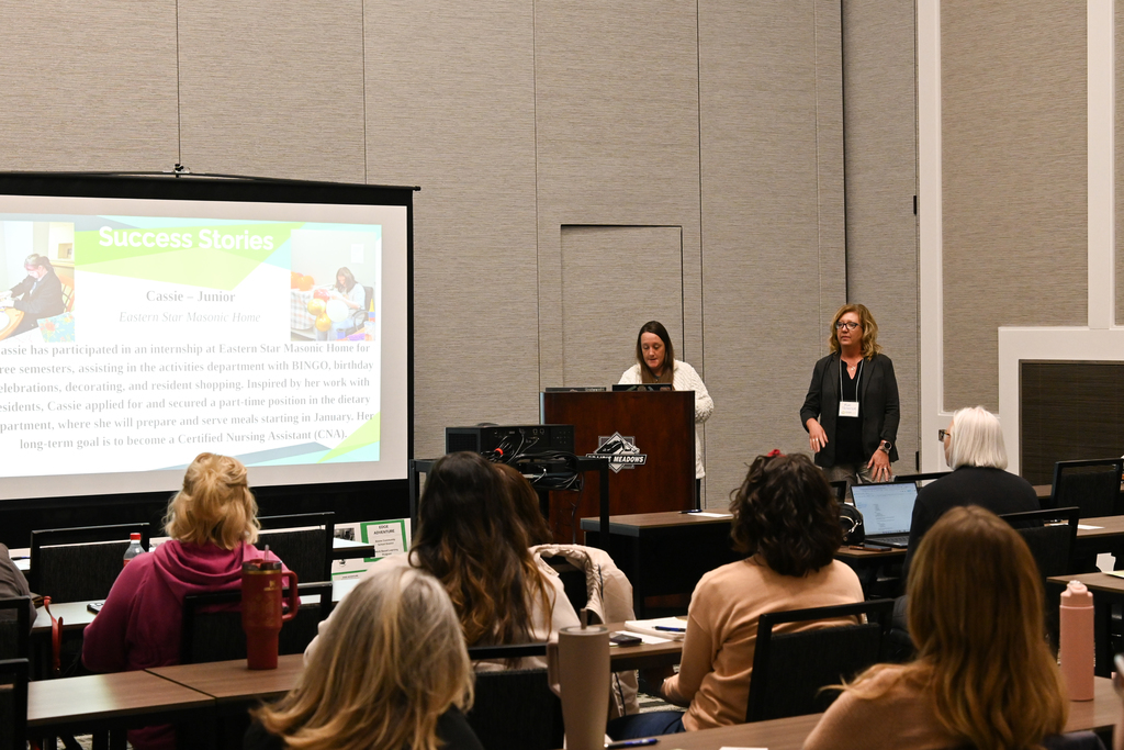 boone edge instructors standing at the front of the room presenting