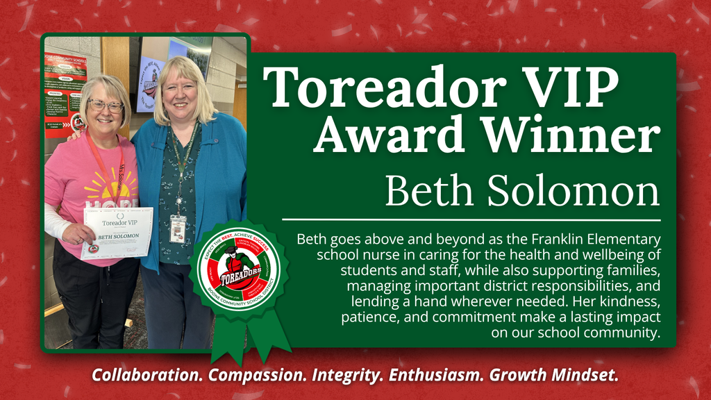 Toreador VIP award winner Beth Solomon
