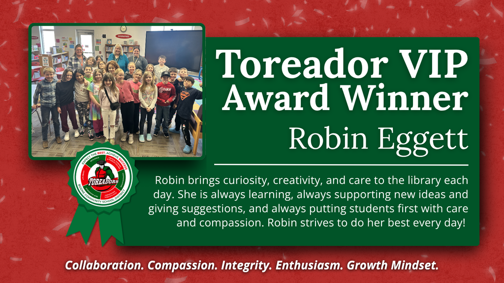 Toreador VIP award winner Robin Eggett