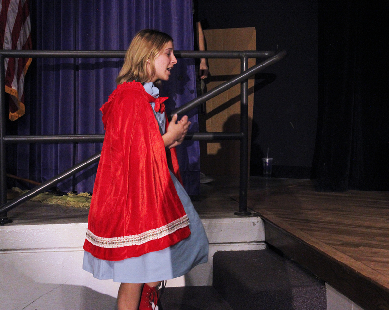 Cora Nichols as Little Red Riding Hood