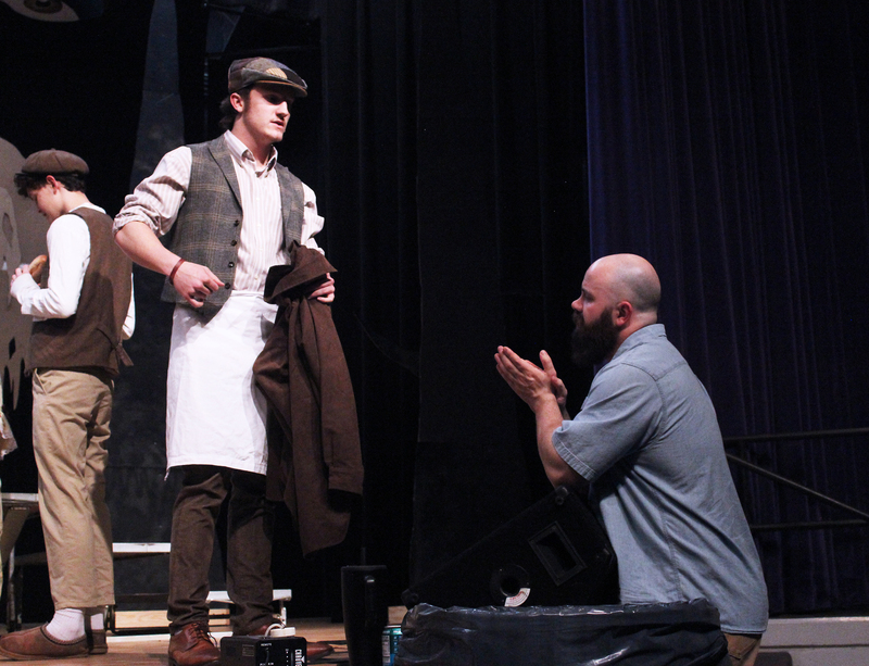 BES Music Teacher/BHS graduate Tanner Fritsche is lending his expertise to the production.