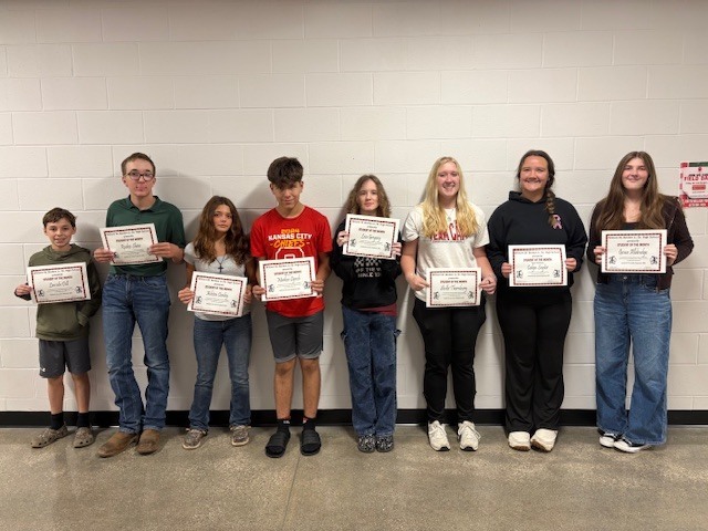 Students of the Month--September
