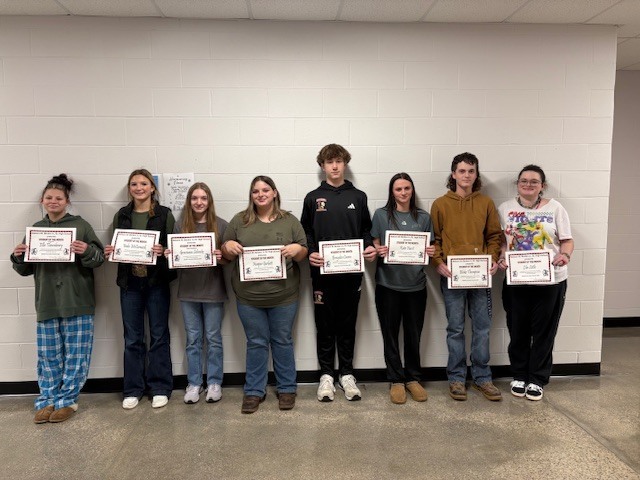Students of the Month--November