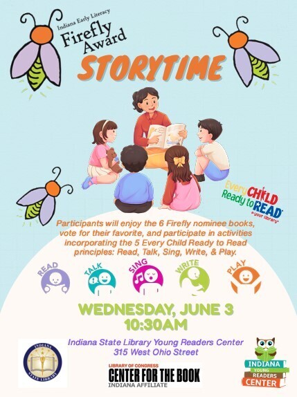 Indiana Early Literacy Firefly Award Flyer