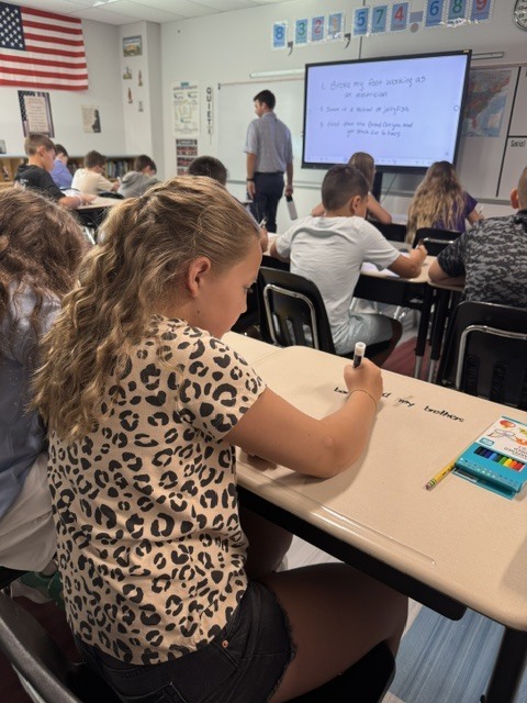 Mr. Beckort's 5th graders - BES