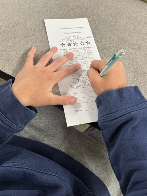 Student sample 1