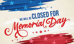 Closed for memorial day image