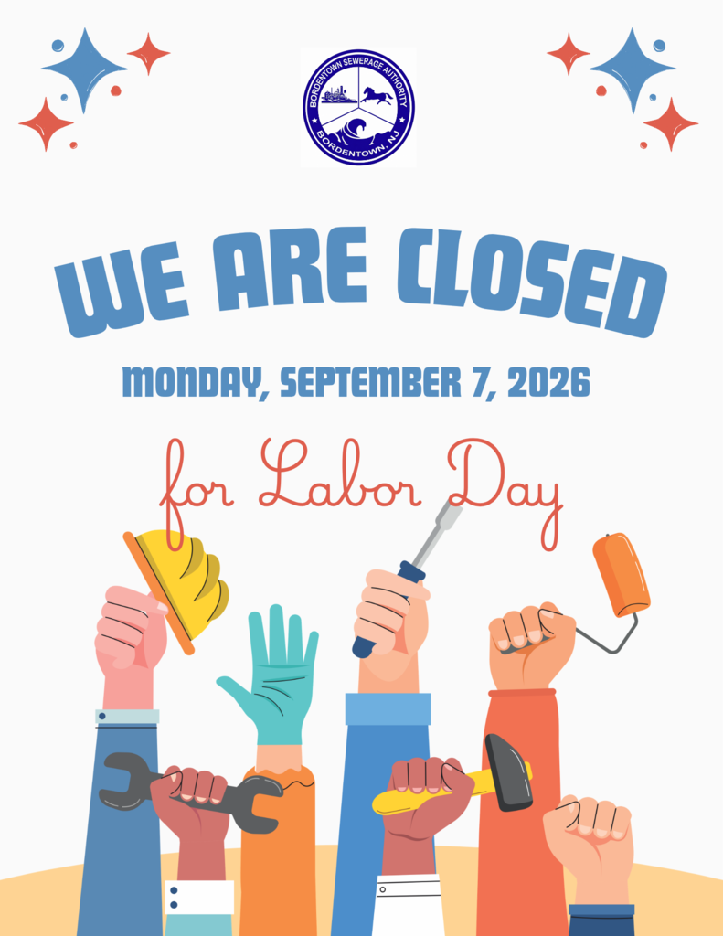Flyer that says "We are closed Monday, September 7, 2026 for labor day"