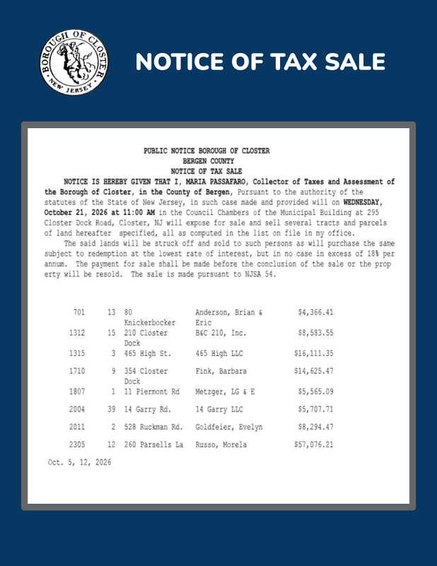 Tax Sale