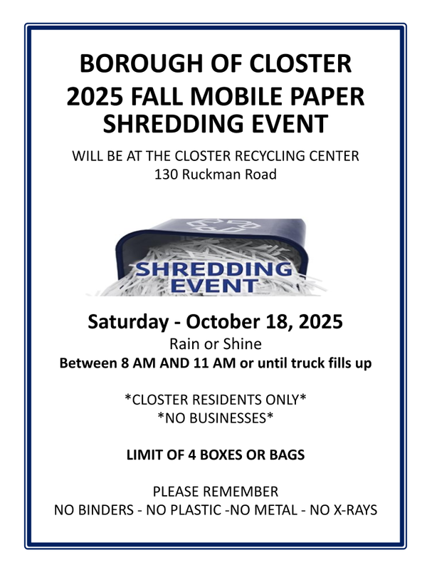 Shredding Event