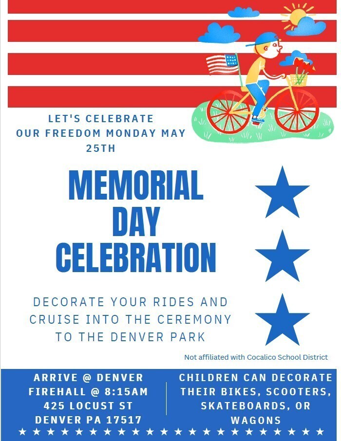 Memorial Day Parade Flyer