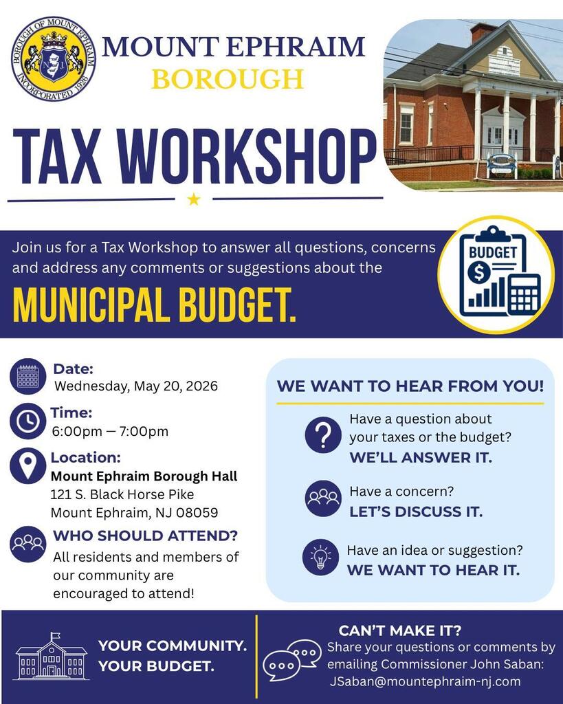 Tax Workshop Flyer