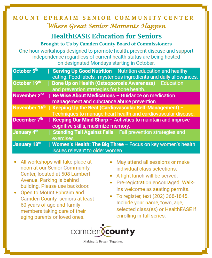 HealthEASE Education for Seniors