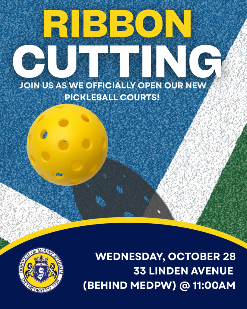 Pickleball Court Ribbon Cutting