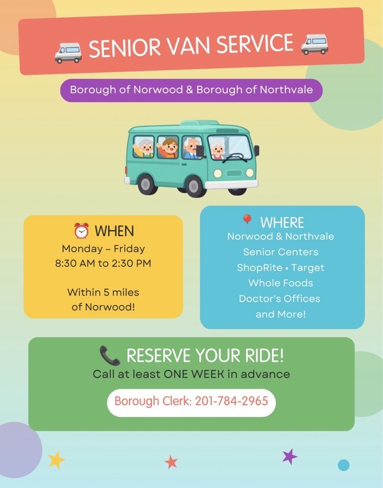 Senior van flyer