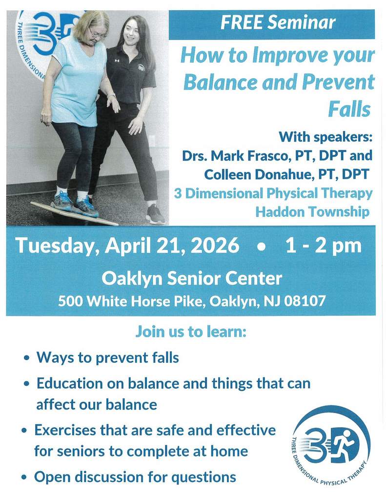 Oaklyn Senior Center Event