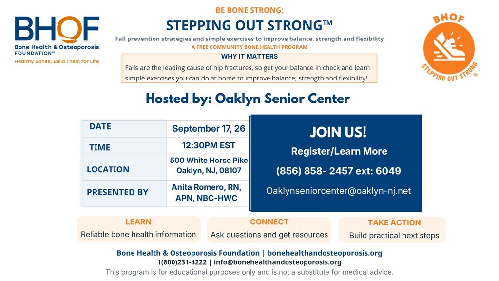 Senior Center Event