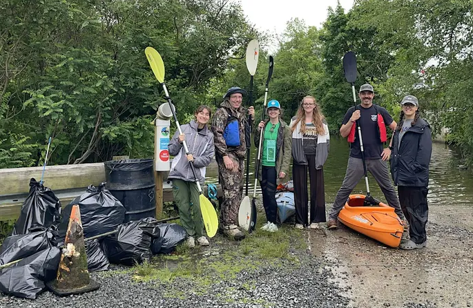 Kayak cleanup